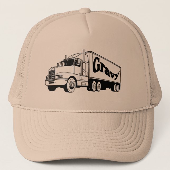 Gravy Truck Trucker Hat (Front)