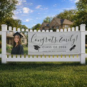 GRAY 2026   Graduation Banner with Photo