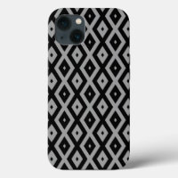 Gray and black diamond pattern Case-Mate iPhone ca