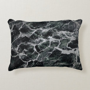 Gray and black painting decorative cushion