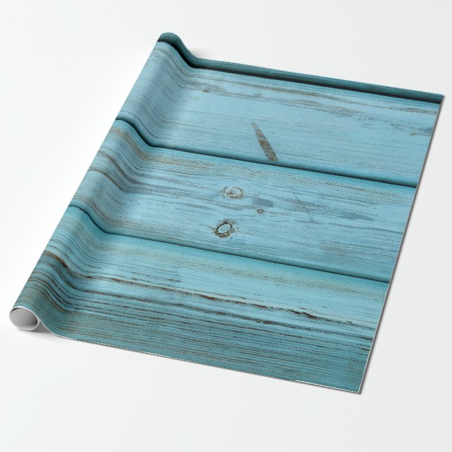 Gray and brown wooden panel wrapping paper (Unrolled)