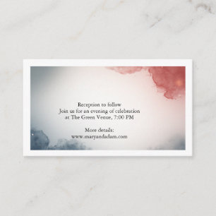 Gray and Rose Outer Space Enclosure Card