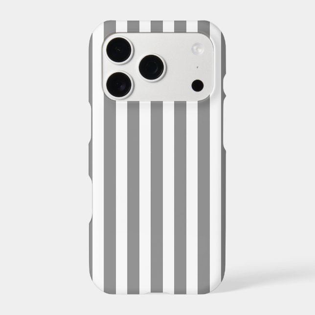 Gray and white candy stripes (Back)