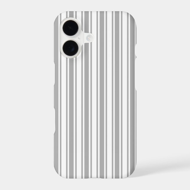 Gray and white candy stripes (Back)