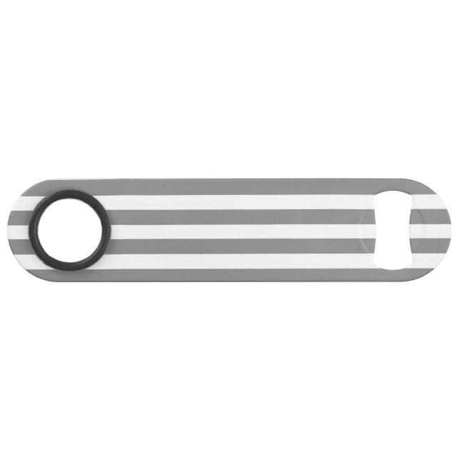 Gray and white candy stripes (Back Horizontal)