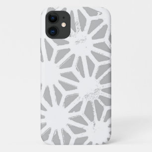 Gray and white geometric pattern Case-Mate iPhone case
