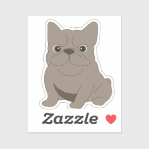 Gray Baby French Bulldog, Cream,