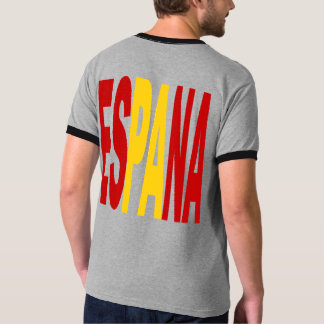 Gray back men's T-shirt ESPANA