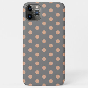 Gray Beige Polka Dot Case-Mate iPhone Case