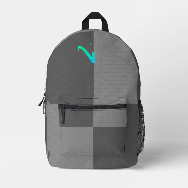 Gray bicolor bag of different tones (Front)