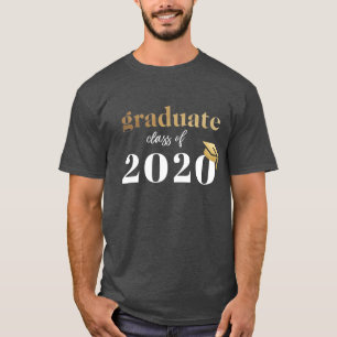 Gray Black Graduation Class of 2020 T-Shirt
