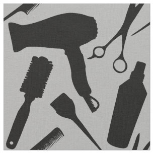 Gray Black Stylist Tools Hairstylist Hair Salon Fabric