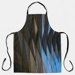 Gray building apron