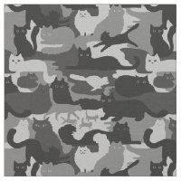 Gray Camouflage Cats Pattern Grey Kitty Cats Camo