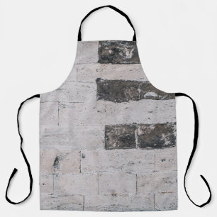 Gray cement wall apron