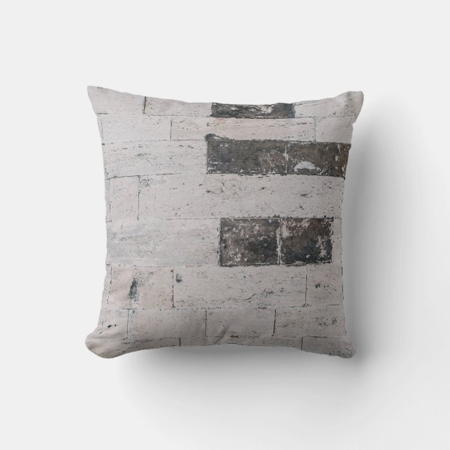 Gray cement wall cushion (Front)