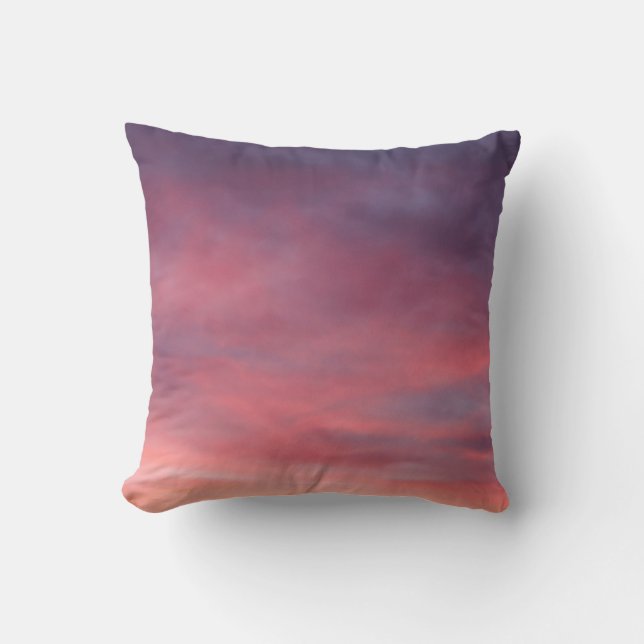 GRAY CLOUDS AND BLUE SKY CUSHION (Front)