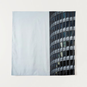 GRAY CONCRETE BUILDING UNDER WHITE SKY DURING DAYT TAPESTRY