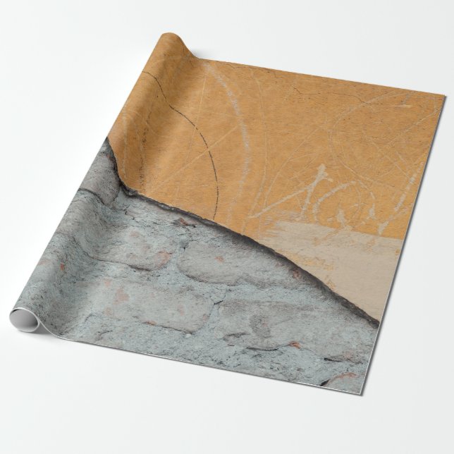 Gray concrete surface wrapping paper (Unrolled)