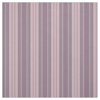 Gray Crimson Chevron Stripes Fabric
