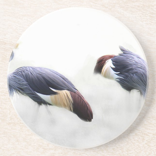 gray-crowned-crane coaster (Front)