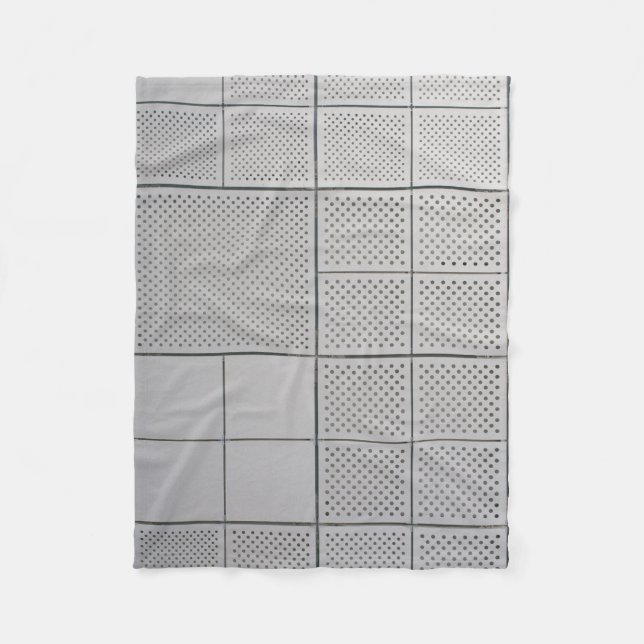 Gray digital fleece blanket (Front)