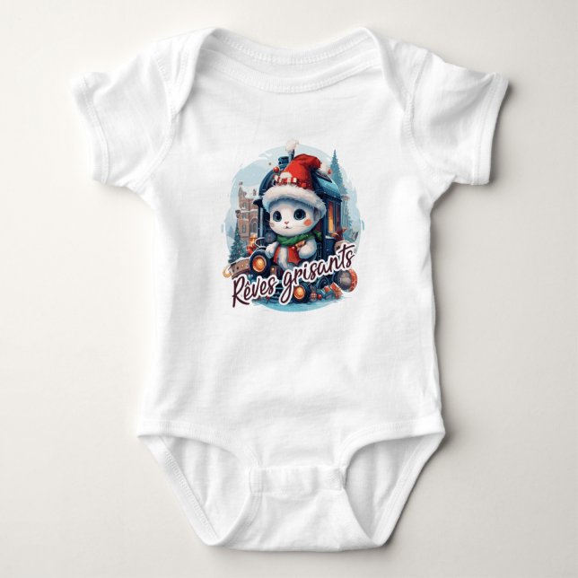 Gray Dreams Baby Bodysuit (Front)
