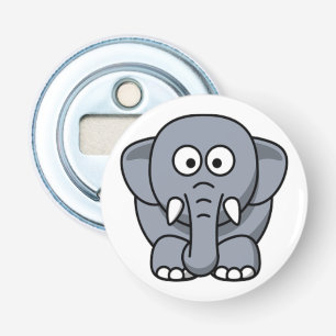 GRAY ELEPHANT BOTTLE OPENER