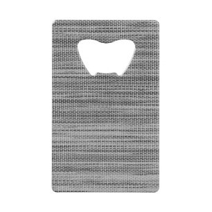 Gray Fabric Bottle Opener