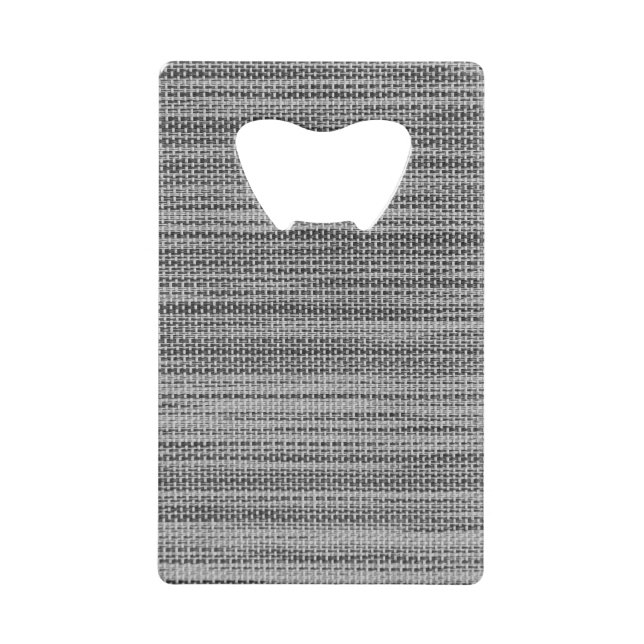 Gray Fabric Bottle Opener (Front)