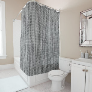 Gray Fabric Cloth - Shower Curtain