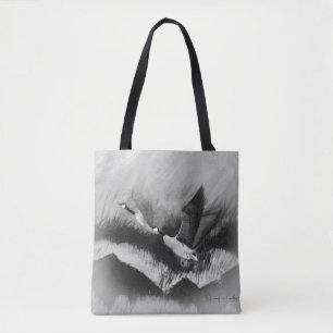 Gray Geese Tote Bag