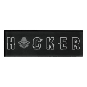 Gray Hat Hacker - Type 3a Name Tag