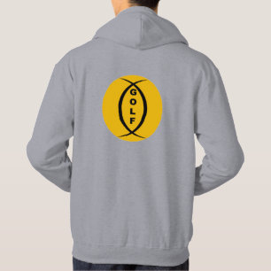 Gray hooded sweat back man SPORT GOLF Hoodie