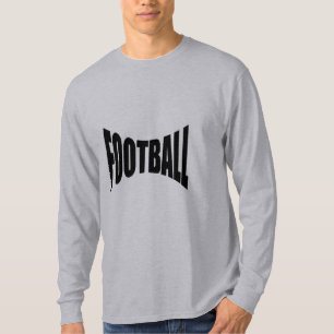 Gray long sleeves T-shirt FOOTBALL