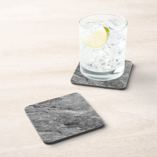 Gray marble coaster