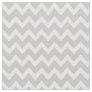 Gray Modern Chevron Fabric