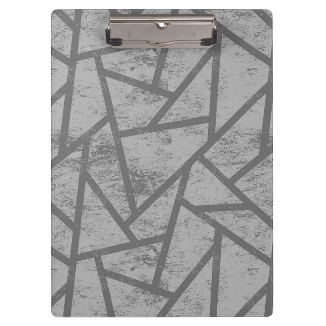 Gray mosaic pattern clipboard (Front)