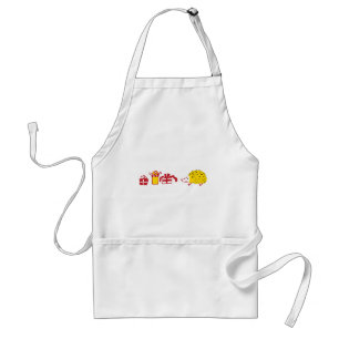 Gray mouse standard apron