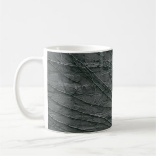 Gray painted brick wall coffee mug
