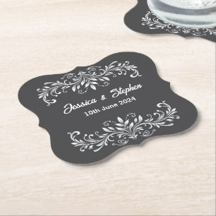 Gray Paper Coaster
