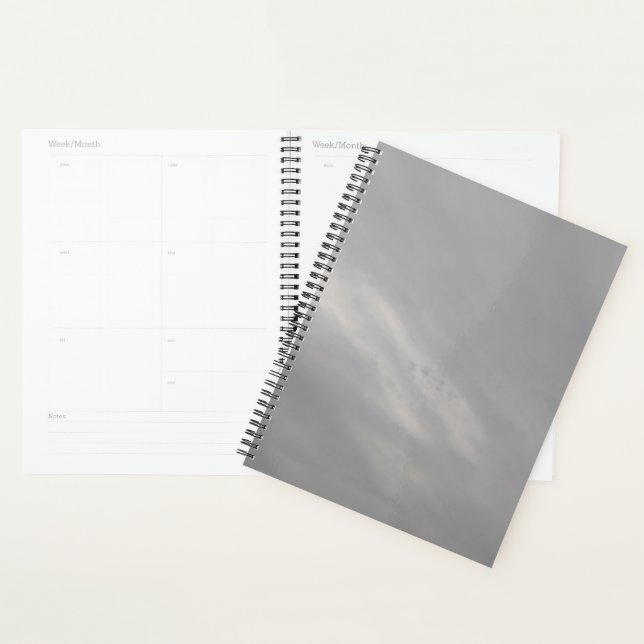 Gray Planner, Love for Gray Sky, Office & School Planner (Display)