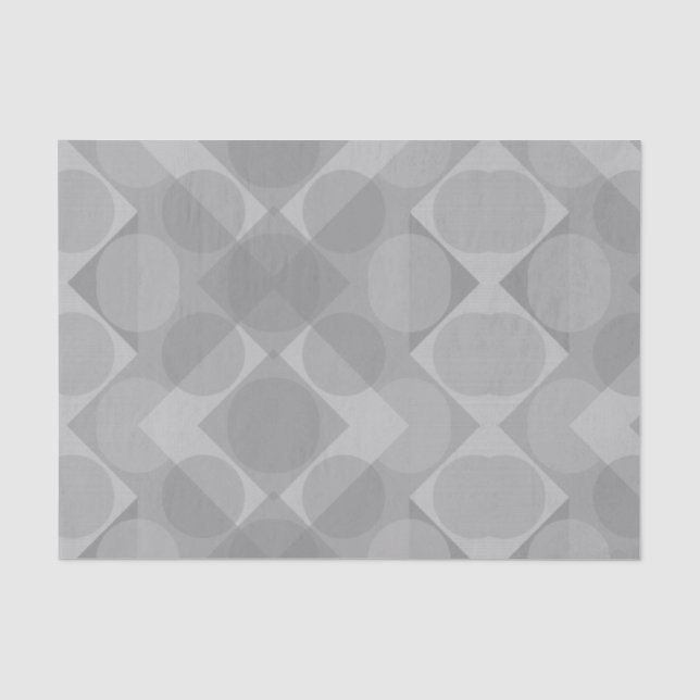 GRAY STRIPES MINIMALIST PATTERN TISSUE PAPER (Front)