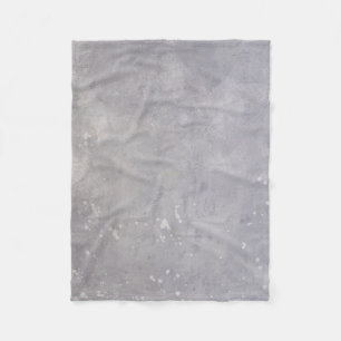 Gray surface fleece blanket