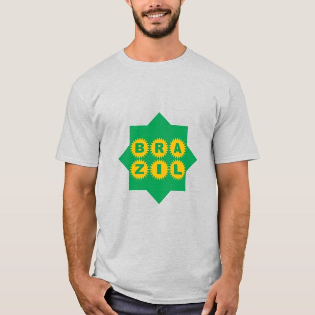 Gray T-shirt designer BRAZIL (Front)