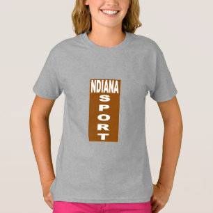 Gray T-shirt girl CHOCOLAT INDIANA SPORT