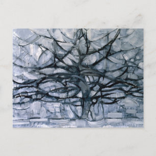 Gray Tree - Piet Mondrian - Modern Art Postcard