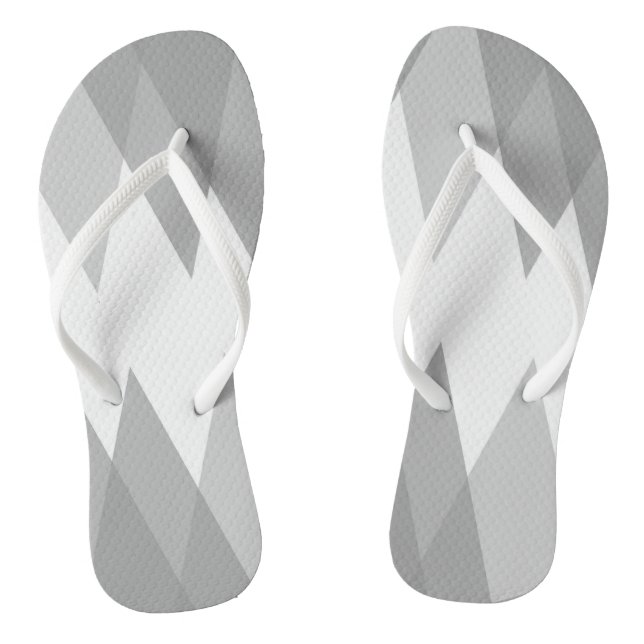 Gray triangles jandals (Footbed)