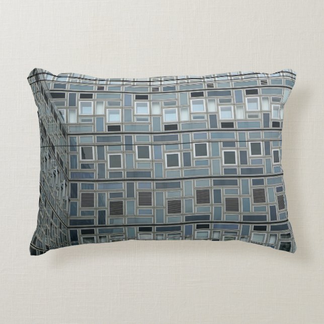 Gray wall paint building decorative cushion (Front)