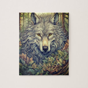 Gray Wolf  Jigsaw Puzzle